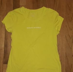 A green Banana Republic Large shirt for youth/kid